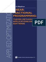 (Bajalinov) Linear-Fractional Programming 1st Edition