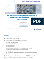 An Introduction To Standardization of Electronic Fee Collection (EFC)