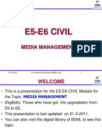 E5-E6 CIVIL Part-I Chapter-6 Media Management