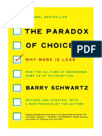 Paradox of Choice, The - Barry Schwartz