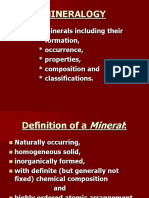 Lecture 3 - Mineralogy