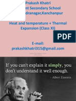 Class 11 Thermal Expansion PDF