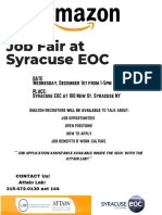 Syracuse EOC Amazon Job Fair