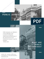 Privatization OF Public Services
