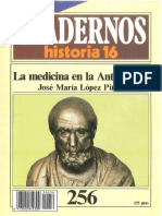 Cuad. de Hist. 256. La Medicina en La Antiguedad