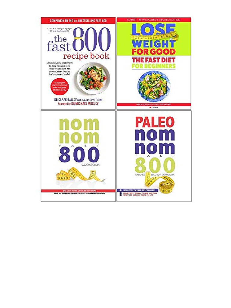 Fast 800 Recipe Book, Fast Diet For Beginners, Nom Nom Fast 800