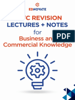 Cafc BCK Revision Lectures & Notes
