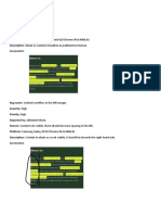 Alignment Defect Report