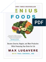 Genius Foods: Become Smarter, Happier, and More Productive While Protecting Your Brain For Life (Genius Living) - Max Lugavere