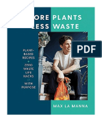 More Plants Less Waste: Plant-Based Recipes + Zero Waste Life Hacks With Purpose - Max La Manna