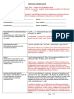 Method Statement Guide - C19