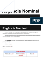 Regência Nominal - 2º Ano Ensino Médio