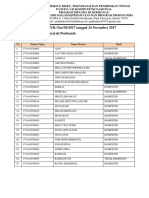 HASIL UJI KOMPETENSI NASIONAL