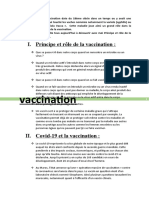 Principe Et Rôle de La Vaccination