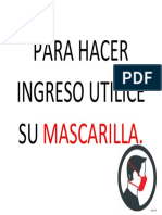 Utilice Su Mascarilla