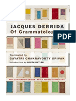 Of Grammatology - Jacques Derrida