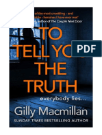 To Tell You The Truth: A Twisty Thriller That's Impossible To Put Down - Crime