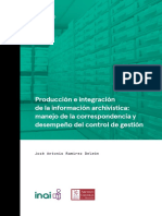 Cuaderno Producción e Integración de La Información Archivistica.