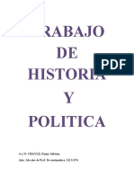 TRABAJO DE HISTORIA Y POLITICA. Chayle Fanny. I.E.S.Nº6