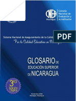 Glosario de La Educación Superior de Nicaragua CNEA 3era Edición Digital