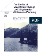 LAC System for Establishing Acceptable Wilderness Conditions