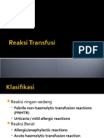 Reaksi Transfusi