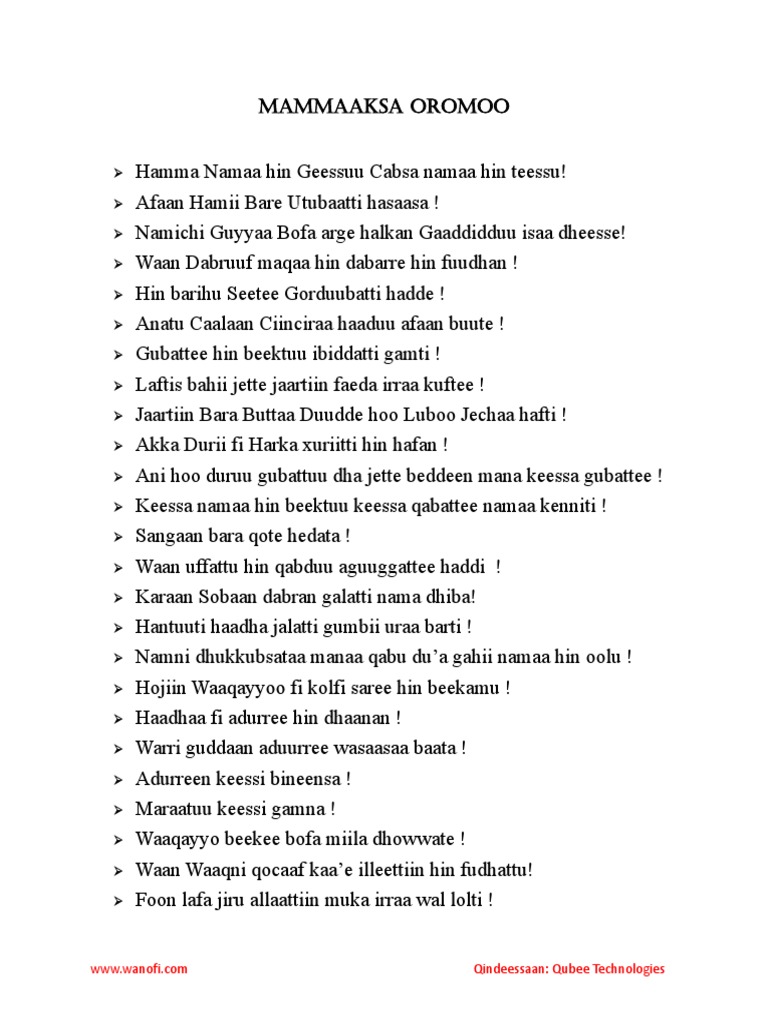 mammaaksa-oromoo-pdf