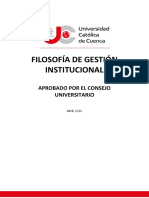 1. FILOSOFIA DE GESTIÓN INSTITUCIONAL (1)