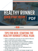 Healthy Runner: Quick Start Recipe & Guide