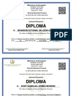 Diplomas PRIMARIA