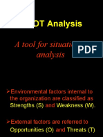 SWOT Analysis: A Tool For Situational Analysis