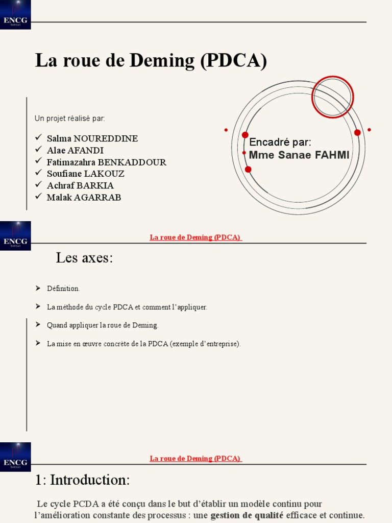 La roue de Deming : méthode PDCA expliquée | PDF | Management de la qualité
