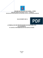 Universidade Do Estado Da Bahia - Uneb: Departamento de Educação - Campus I