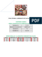Ficha Tecnica Carbonato de Calcio PDF