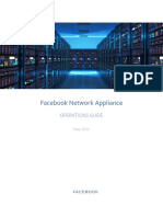 Facebook Network Appliance: Operations Guide