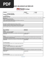 Inquiry (5E) Lesson Plan Template | PDF | Lesson Plan | Teachers