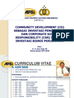 Community Development - H. A. Azis Said SE.