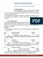 Ecritures de Régularisation