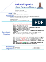 Curriculo Deportivo Diego Jose Carmona Mendez 2021