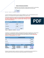 Chapter 10 Homework and Solutions 1.: Account Titles and Explanation Debit Credit