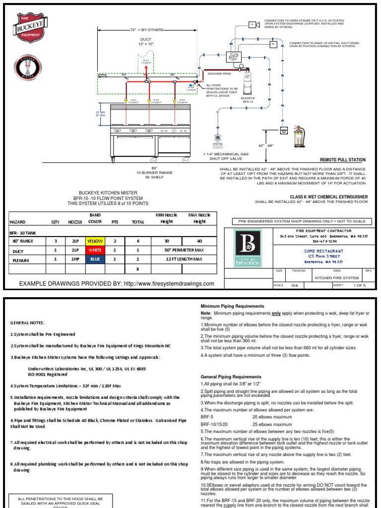 Ansul System Installation Guide | PDF | Valve | Manufactured Goods