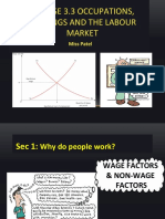 CIE IGCSE Unit 3.3 - Workers - Occupations, Earnings and The Labour Market - Miss Patel