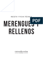 Merengues y Rellenos: Receta Y Ficha Técnica