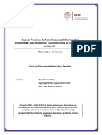 Buenas Prácticas de Manufactura y Enfermedades Transmitidas Por Alimentos. Su Importancia en La Producción Artesanal