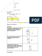 Práctica Preparación de Dos Soluciones Valoradas Por Alcalimetría