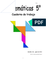 PR 05 Libro de Matemáticas Cuaderno de Trabajo Profra. González