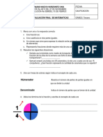 Evaluaciones 4to Periodo 3ero y 4to