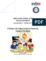 Grade 11: Types of Organizational Structures