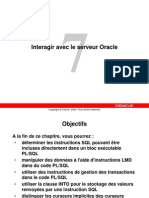 Interagir Avec Oracle