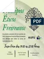 Princípios Éticos Freireanos - Matrícula 2021